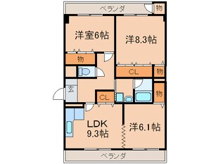 医生ｹ丘エストリルの物件間取画像